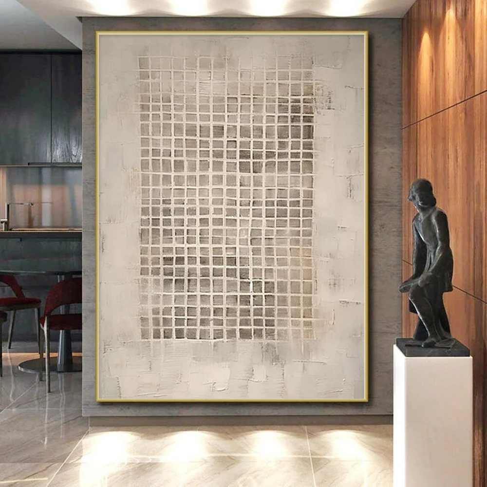Offices Original Handmade Substantial Abstract Canvas Wall Art F31B7